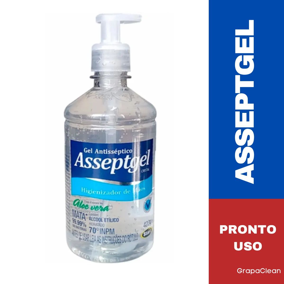 ALCOOL GEL 70 ASSEPTGEL 420G