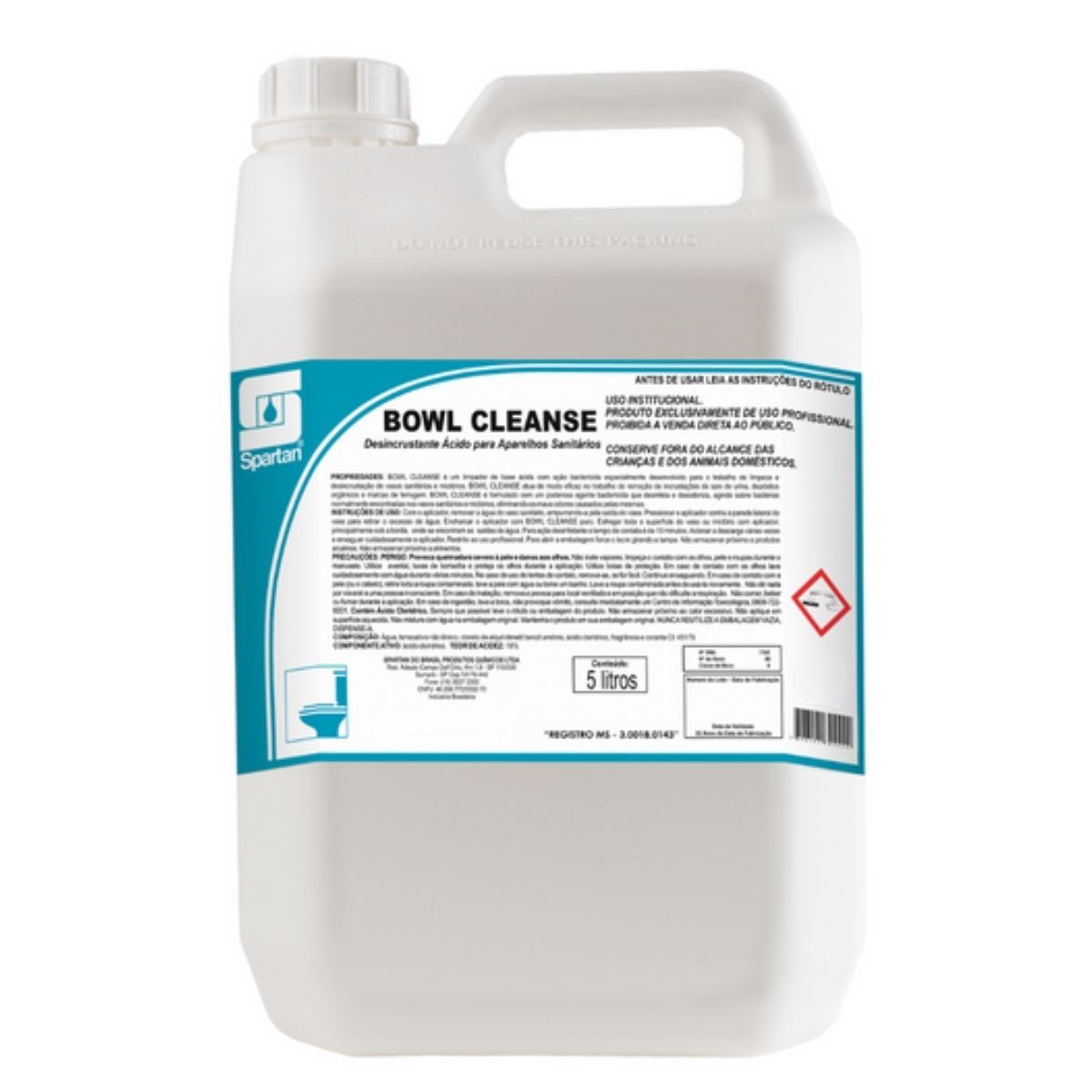 LIMPADOR DESENC SPARTAN BOWL CLEANSE 5L