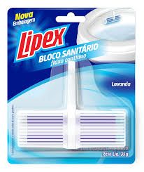 BLOCO SANITARIO LIPEX APARELHO + REFIL 35g 
