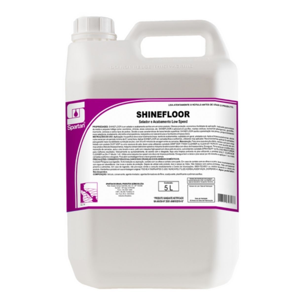 TRATAM DE PISOS SHINE FLOOR SPARTAN 5L
