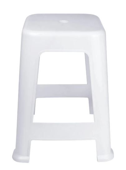 BANQUETA PLASTICA MOR BRANCA 120KG