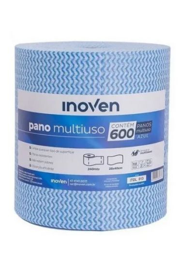 PANO MULTIUSO INOVEN 240MX28CM 600F AZUL