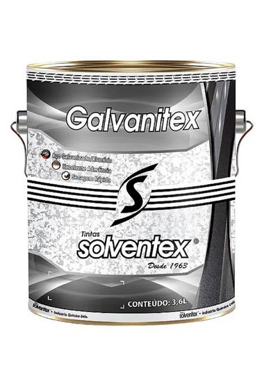 GALVANITEX SOLVENTEX 3,6L COD 540 CINZA