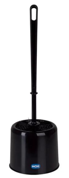 LAVA SANITARIO MOR PRETA C/SUPORTE