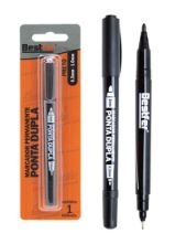 CANETA MARC.PERM.BESTFER 2PONTAS PRETA