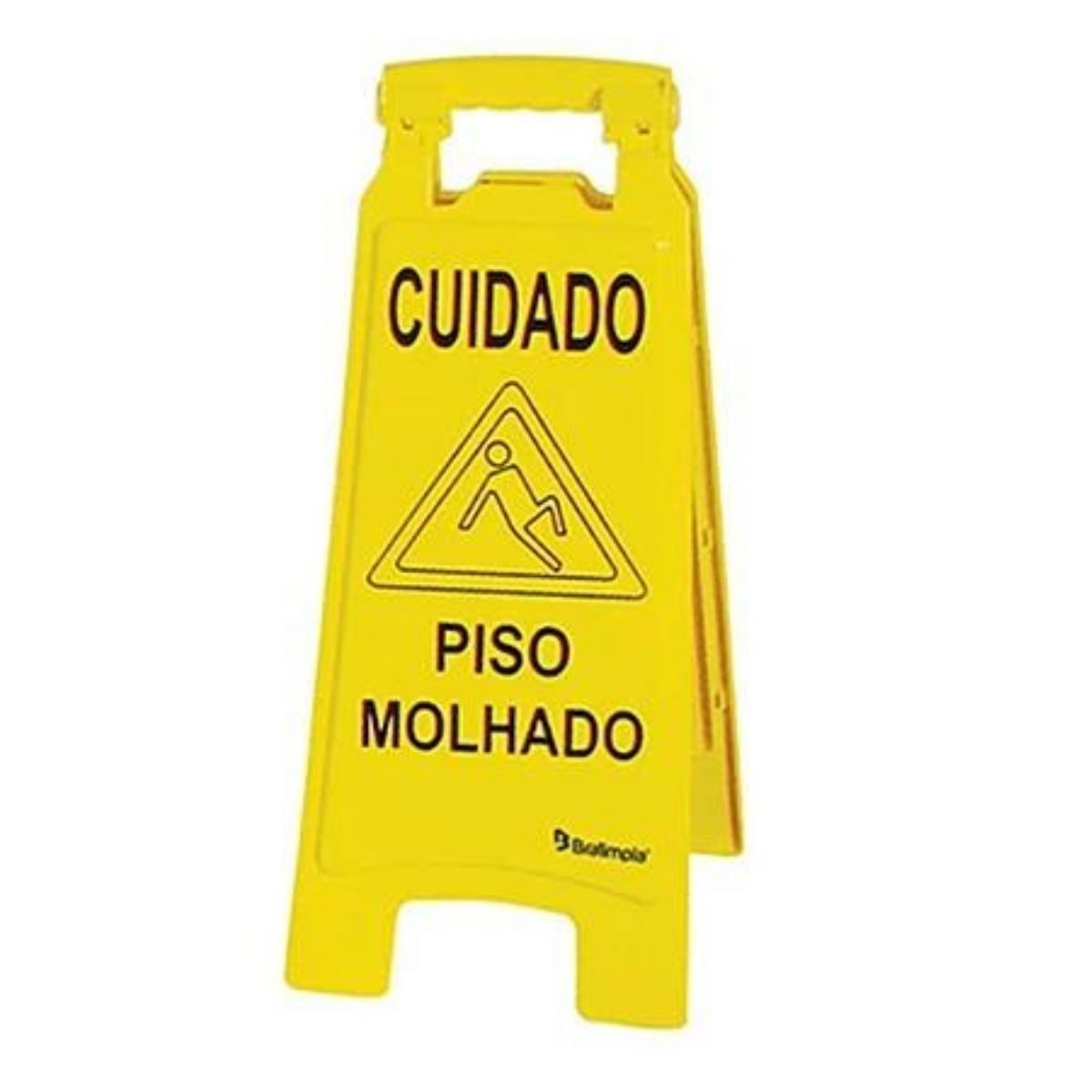 PLACA SINALIZ BRALIMPIA PISO MOLHADO