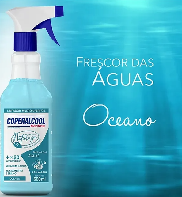 KIT 2 LIMPADOR MULTIUSO COPERALCOOL FRESC...