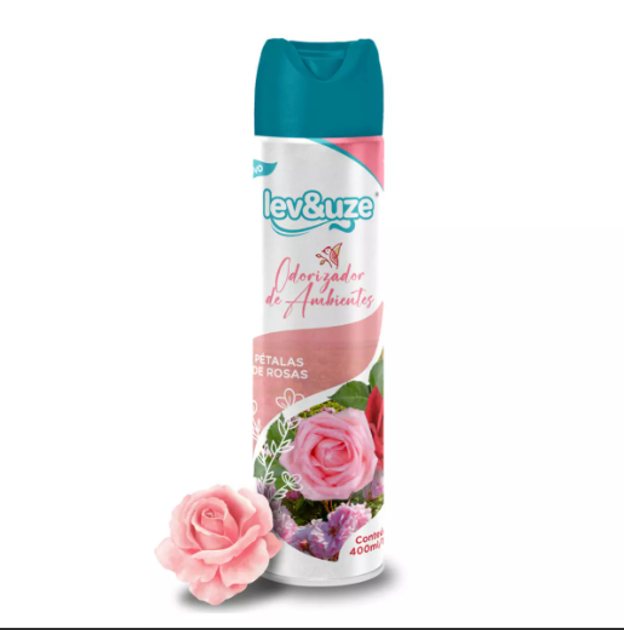 ODORIZADOR LEVEUSE PETALAS DE ROSAS 400ML