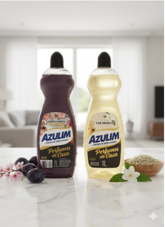 KIT 1 LIMPADOR PERFUM AZULIM AMEIXA NEGRA...