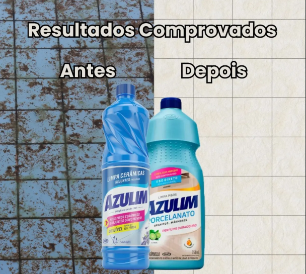 KIT 1 LIMPA PORCELANATO AZULIM LAVANDA 75...