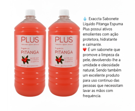 KIT 2 SABONETE LIQ EXACCTA 2L PITANGA