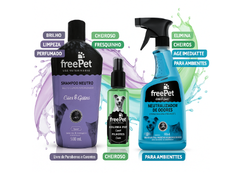 KIT FREE PET 1 NEUTRALIZADOR DE  ODORES  ...
