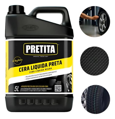 TRATAM DE PISOS CERA LIQUIDA PRETITA 5L