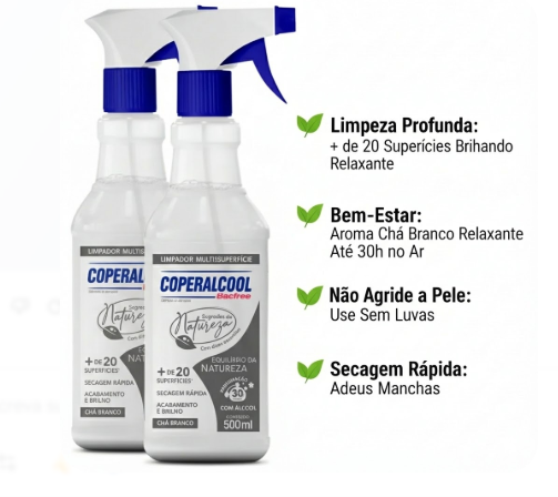 KIT 2 LIMPADOR MULTIUSO COPERALCOOL CHA B...