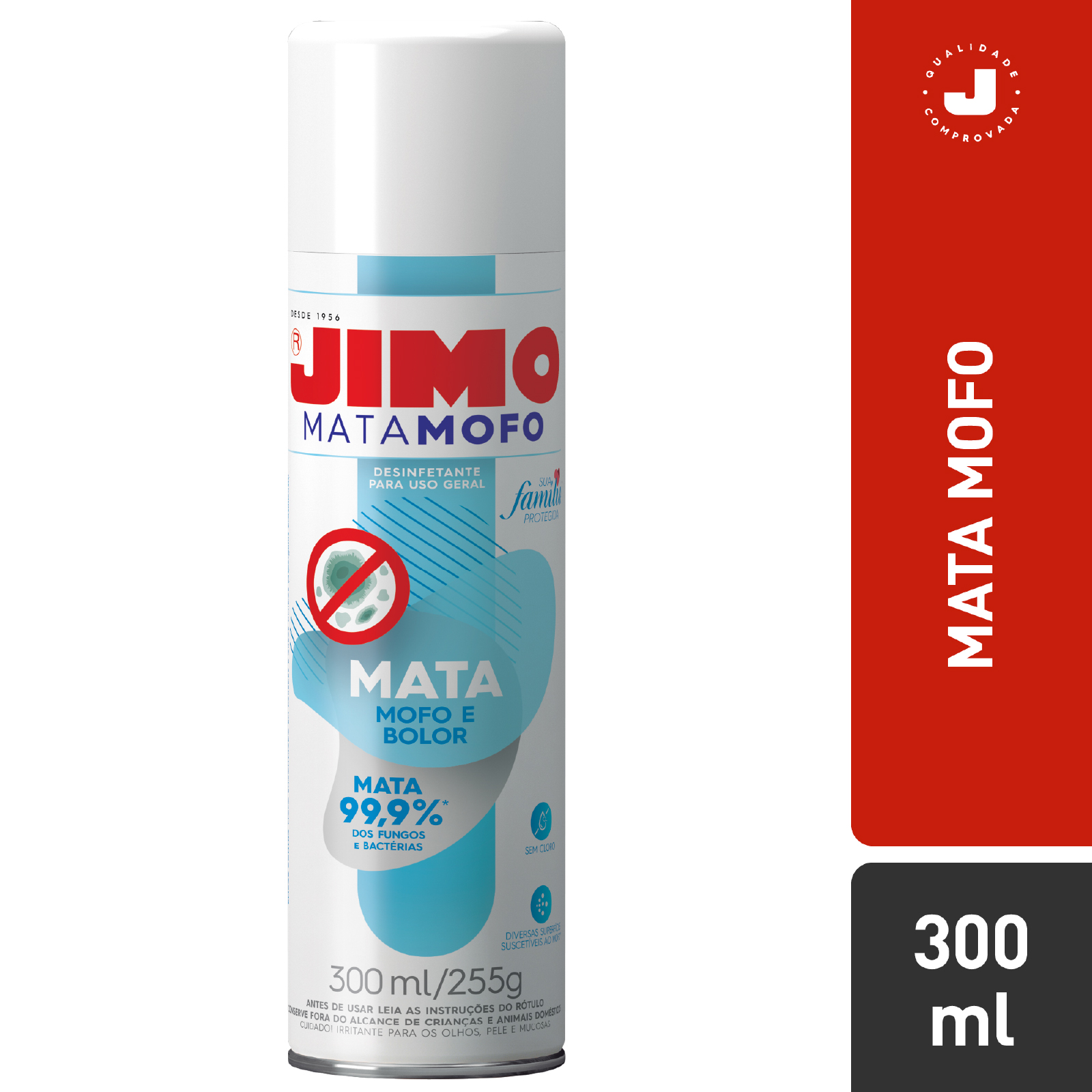 KIT 2 MATA MOFO AEROSOL JIMO S/CLORO 300ML 