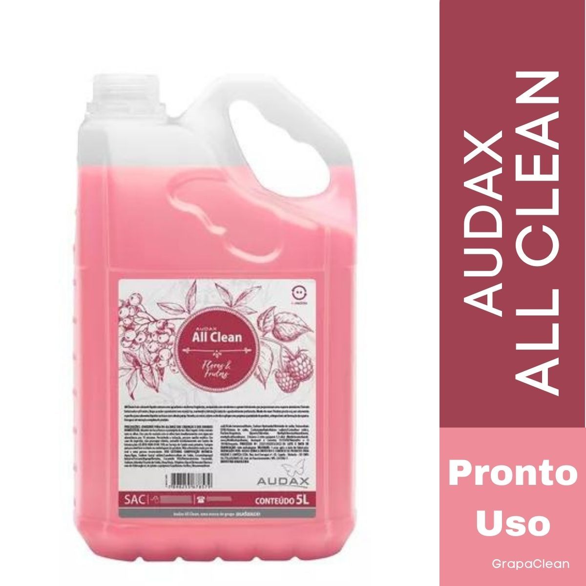 SABONETE LIQ ALL CLEAN FLORES E FRUTAS 5L