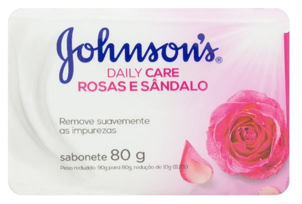 SABONETE JOHNSONS ROSAS/SANDALO 80G