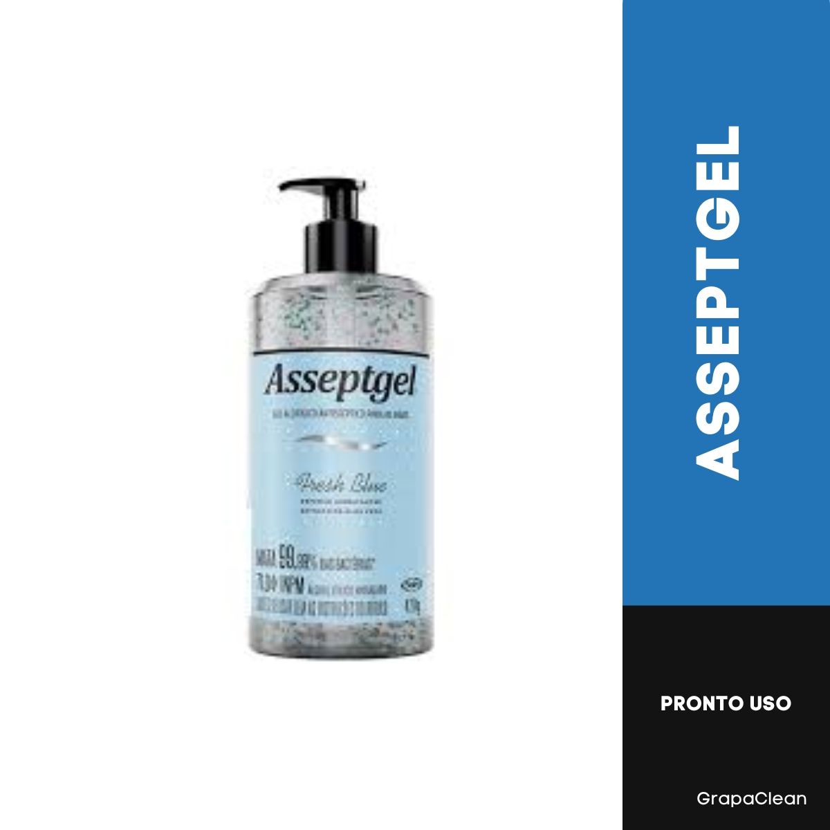 KIT 3 ALCOOL GEL 70 ASSEPTGEL FRESH BLUE ...