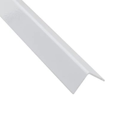 CANTONEIRA "L" ALUM.BRANCA 3/4"- 3MTS