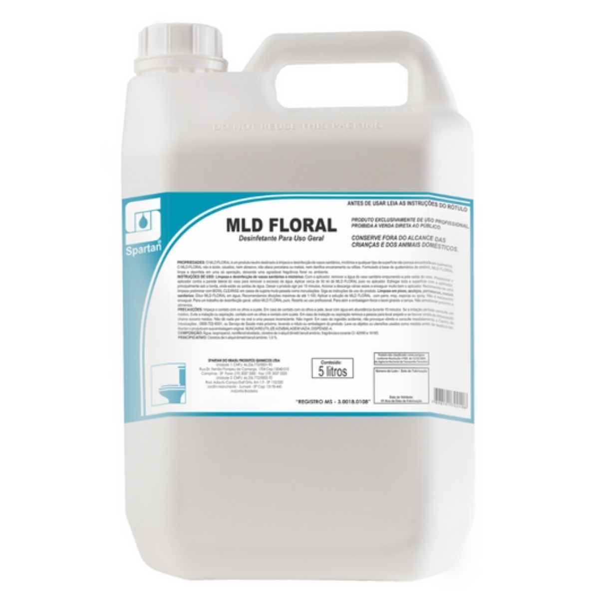 DESINF SPARTAN MLD FLORAL 5L