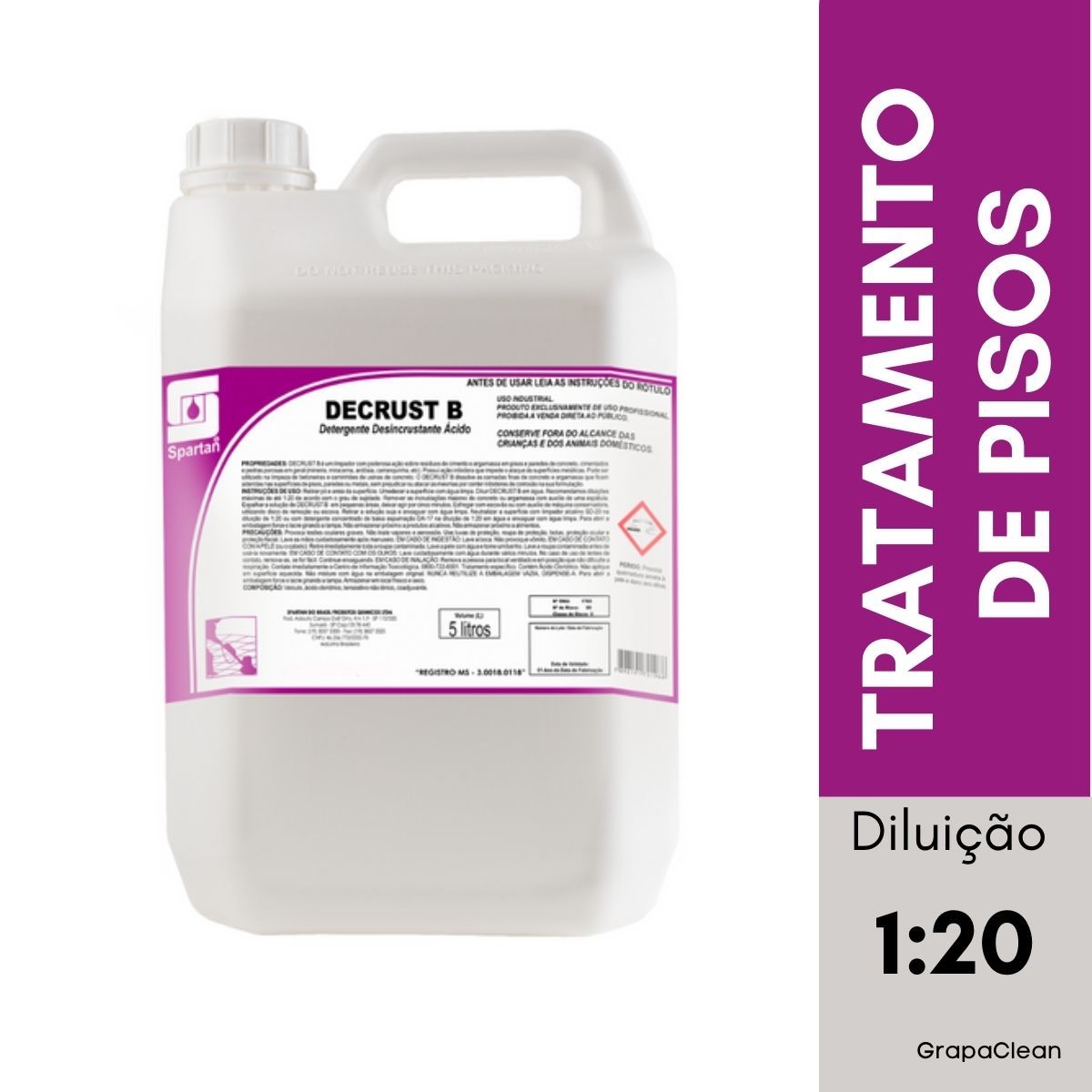DETG DESINCRUST SPARTAN DECRUST B 5L