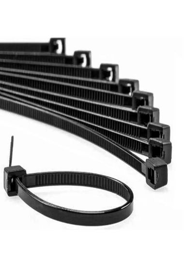 ABRAC.NYLON PRETA 4,8 X 400 (100un)