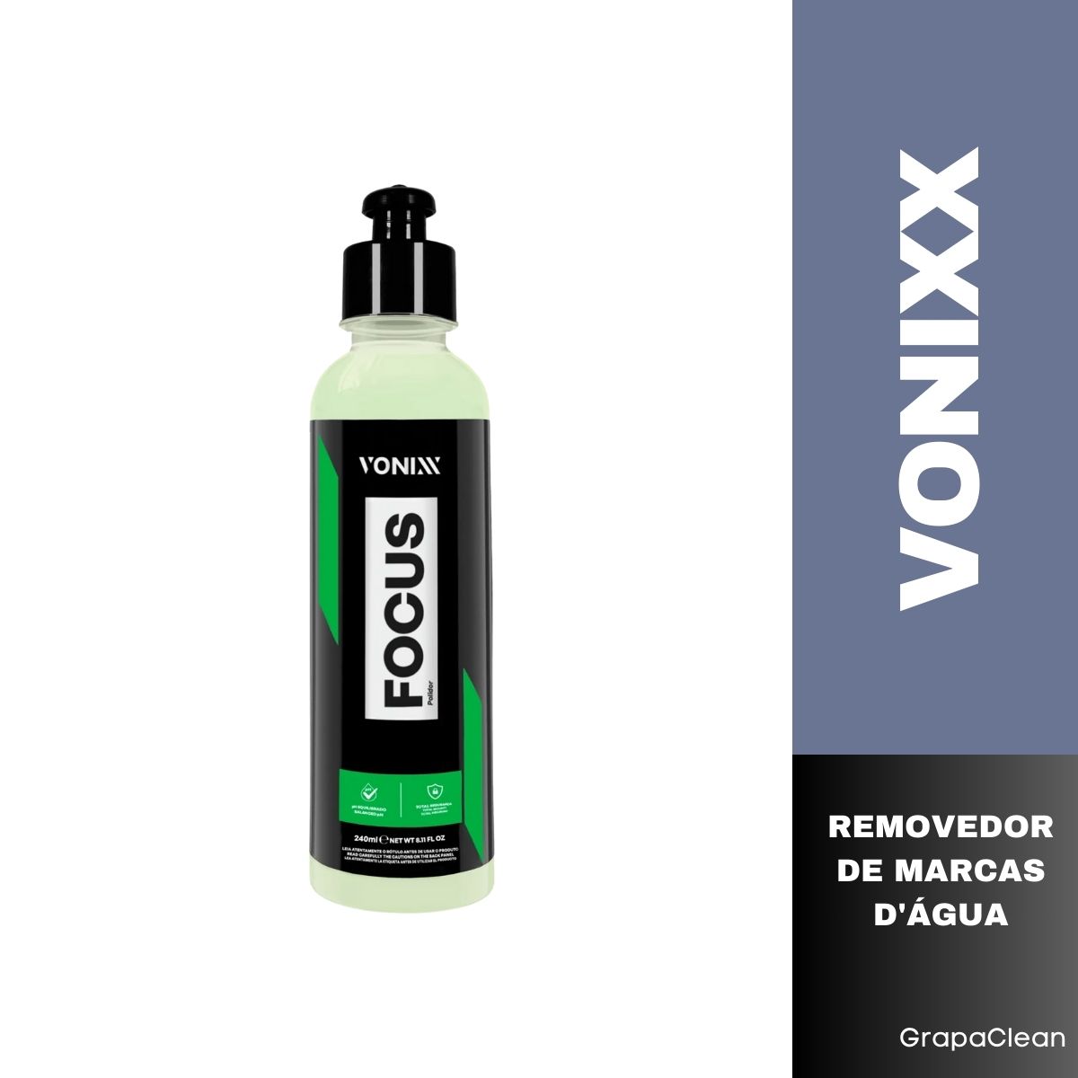 FOCUS RESTAURADOR DE VIDROS 240ML VONIXX