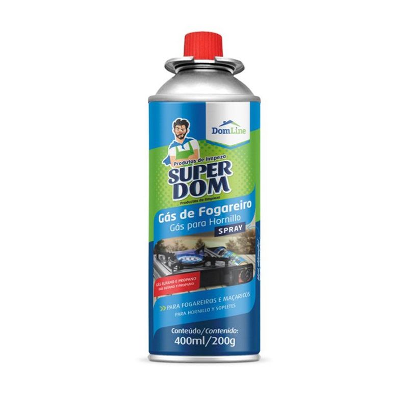 CARGA/CARTUCHO GAS SUPER DOM 200G