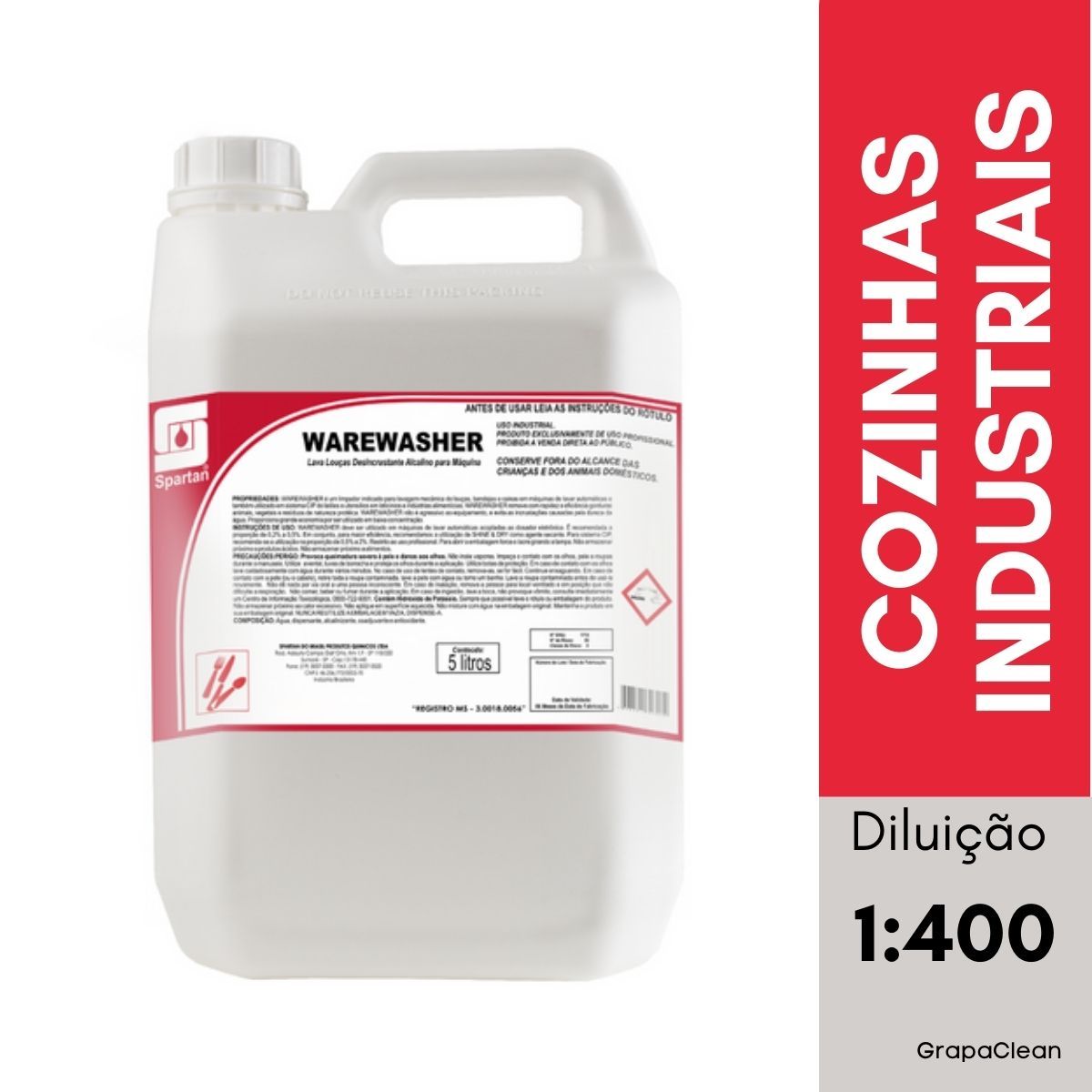 DETG P/ MAQ. LOUCAS SPARTAN ALCAL WAREWAS...