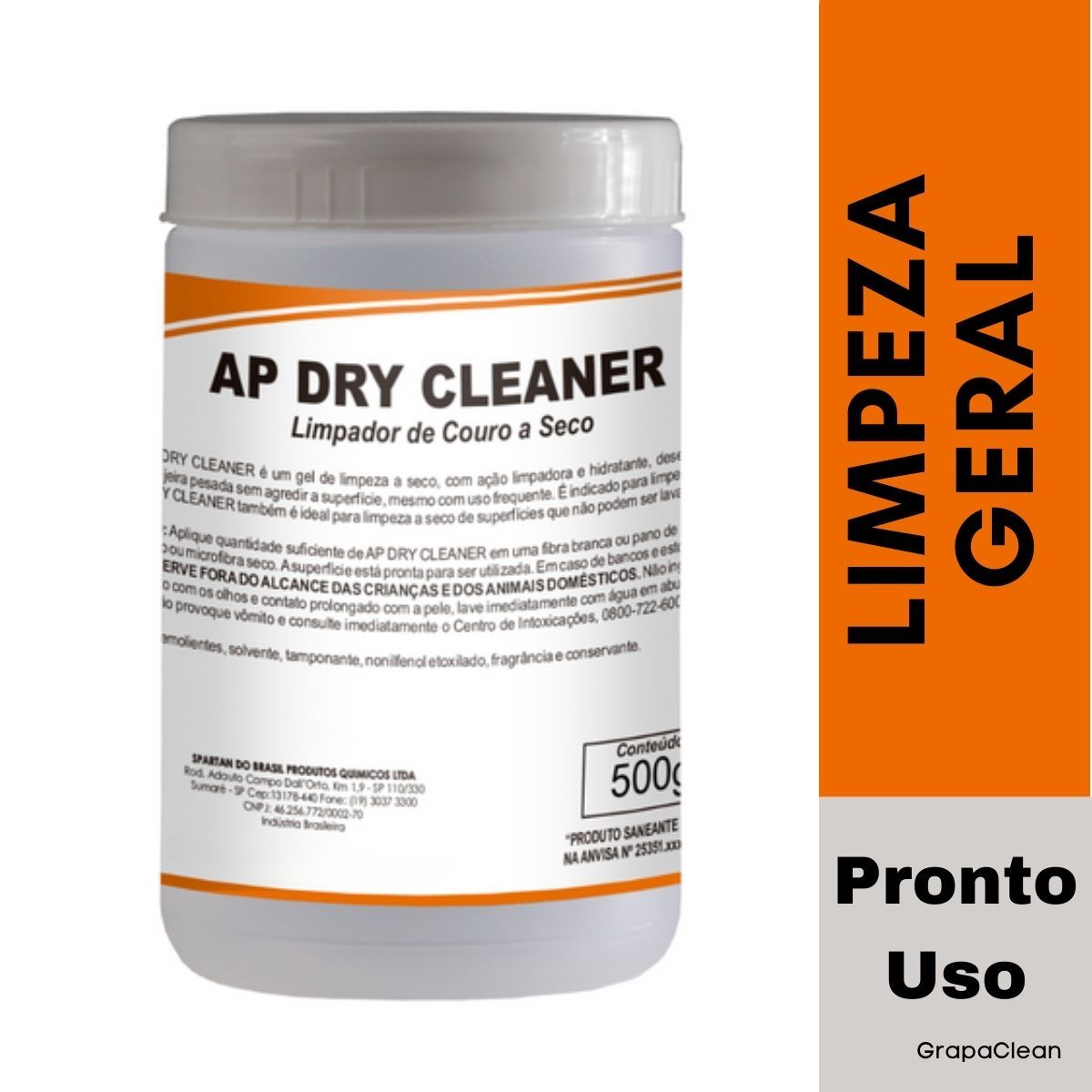 LIMPADOR A SECO SPARTAN AP DRY CLEANER 500G