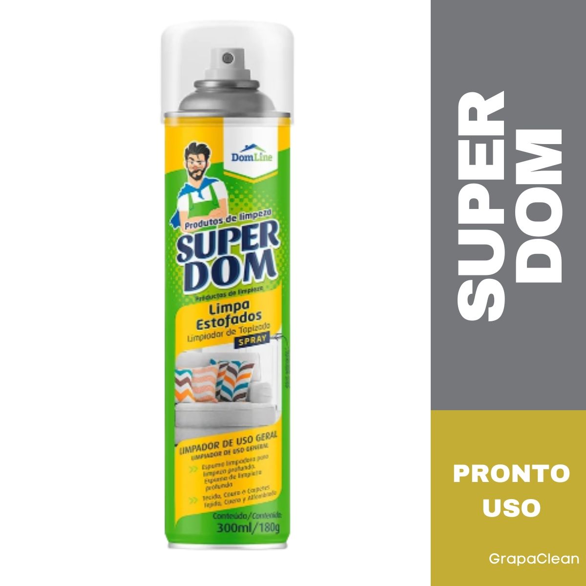 LIMPA ESTOFADOS SUPER DOM 300ML/180G