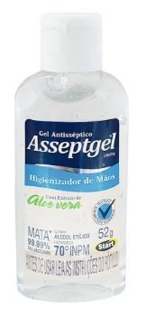 ALCOOL GEL 70 ASSEPTGEL 52G