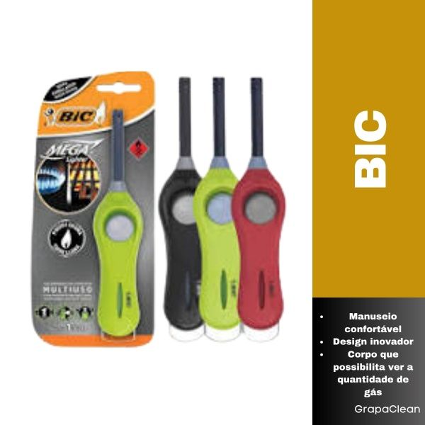 ACENDEDOR BIC MEGA LIGHTER