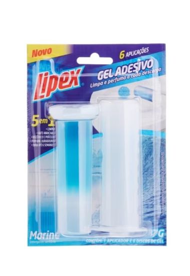 GEL ADESIVO LIPEX MARINE C/AP+REFIL C/6