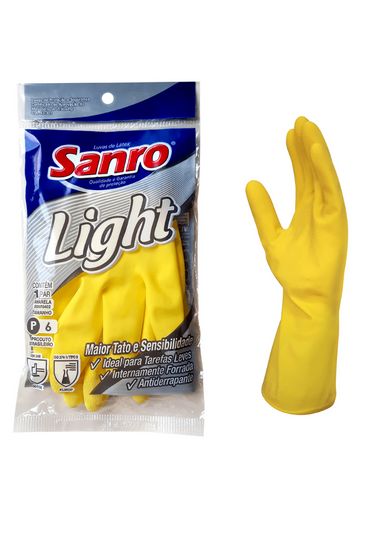LUVA SANRO LIGHT AMA P FLOC