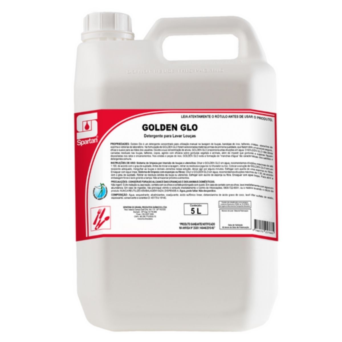 DETG NEUTRO CONC SPARTAN GOLDEN GLO 5L