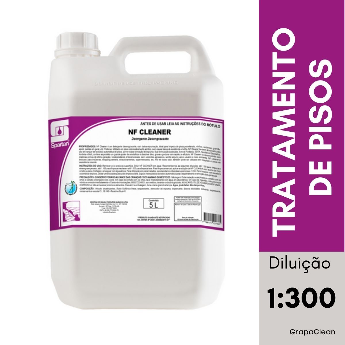 DETG DESENGRAX SPARTAN NF CLEANER 5L