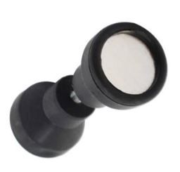 PUXADOR BOX DUPLO ABS/ALUM REF:7319