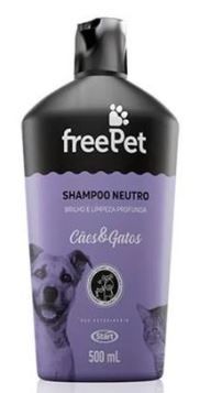 SHAMPOO NEUTRO FREE PET CAES E GATOS 500ML