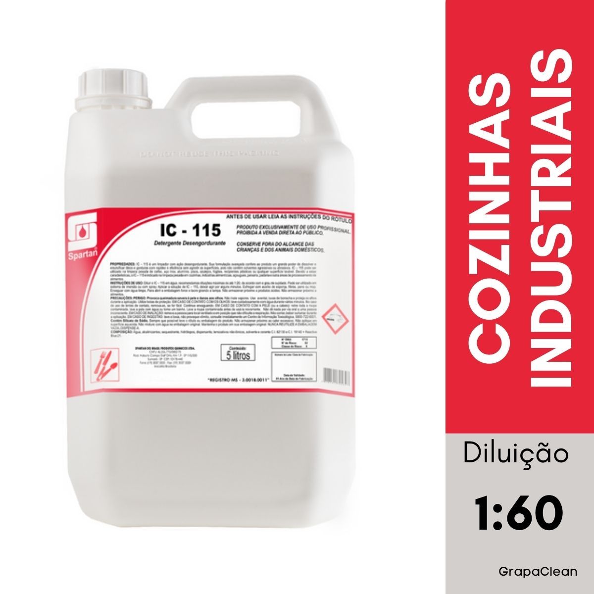 DETG DESENGORD SPARTAN ALCAL IC-115 5L