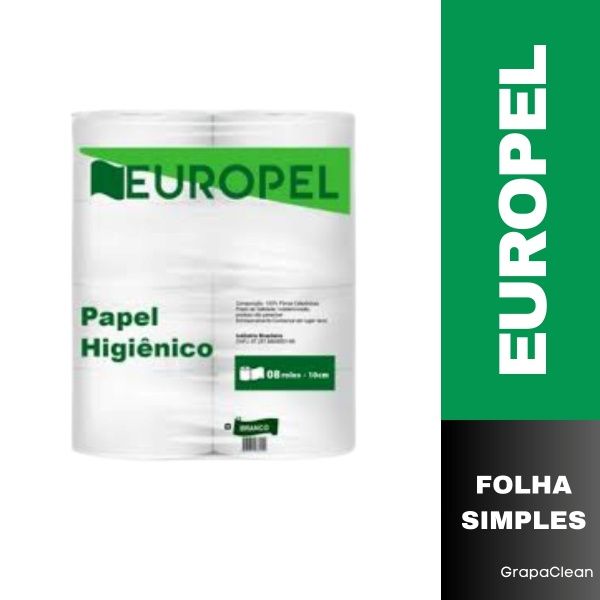 PAPEL HIG ROLAO EUROPEL BRCO FSIMPLES PCT...
