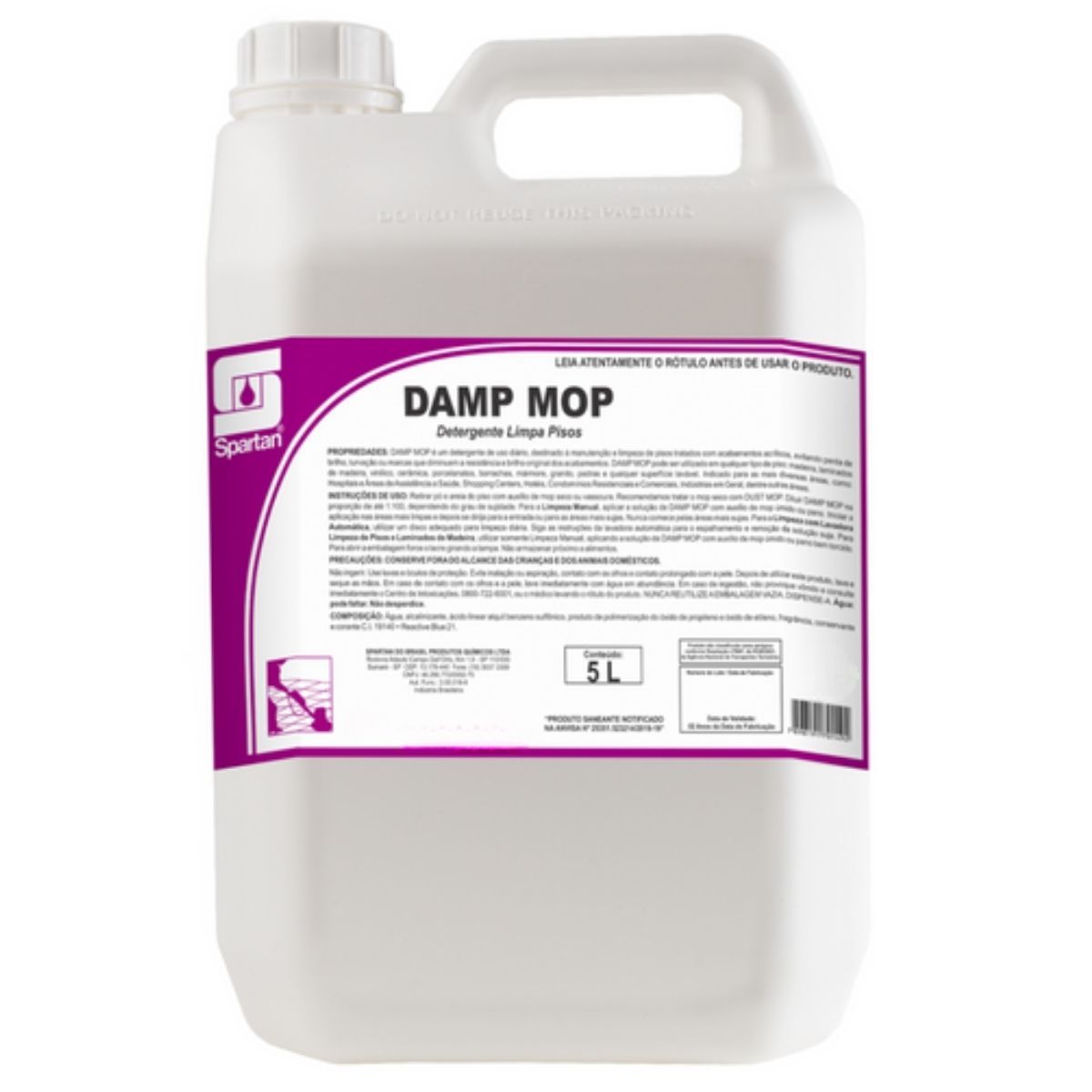 DETG LIMPA PISOS SPARTAN DAMP MOP 5L