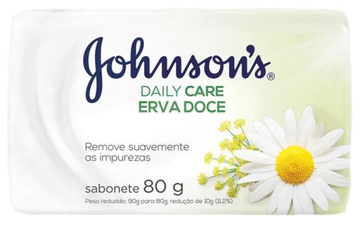 SABONETE JOHNSONS ERVA DOCE 80G