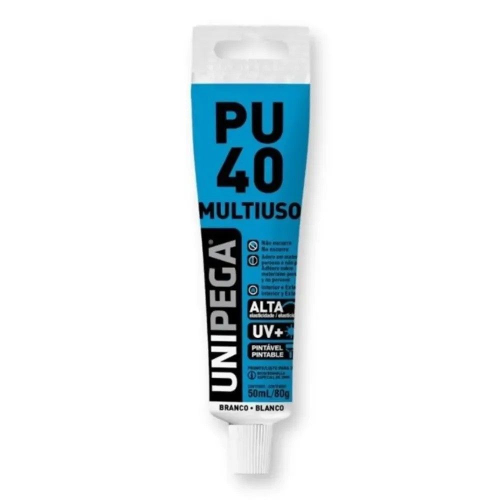 ADESIVO PU 40 UNIPEGA BRANCO 80ML