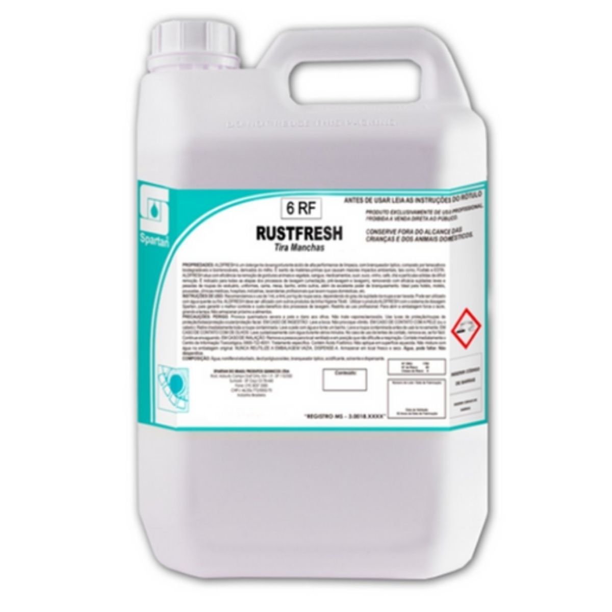 REMOVEDOR DE FERRUGEM SPARTAN RUSTFRESH 5L