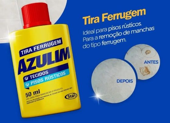 REMOVEDOR DE FERRUGEM AZULIM 50ML