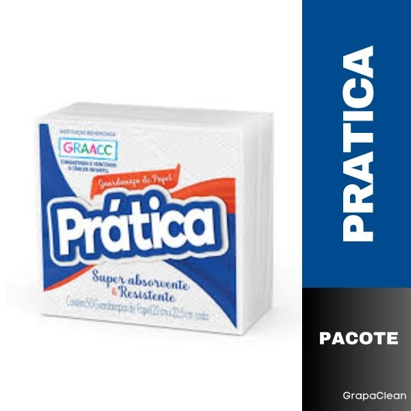 GUARDANAPO PRATICA 22x22,5 PCT C/50fls