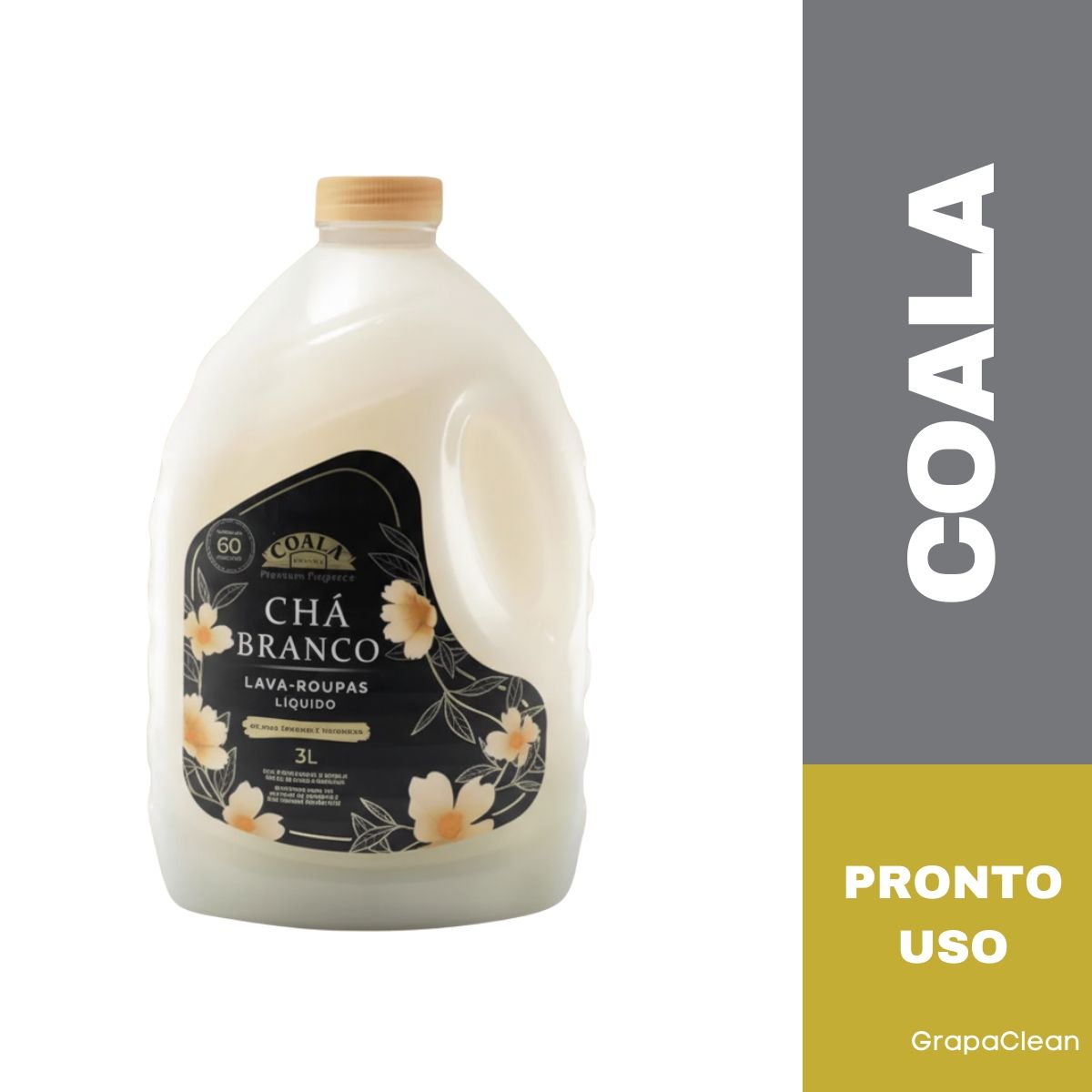LAVA ROUPAS COALA CHA BRANCO LAUNDRY 3LT