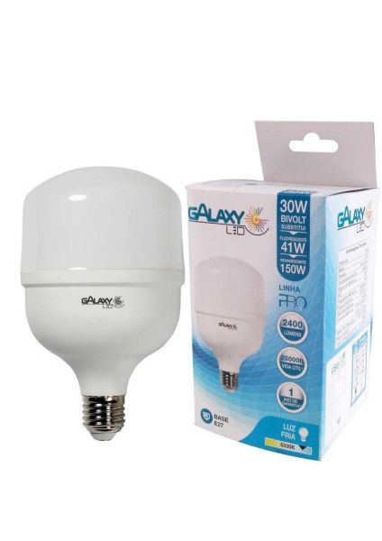 LAMPADA BULBO LED GALAXY 30W BIV 6500K