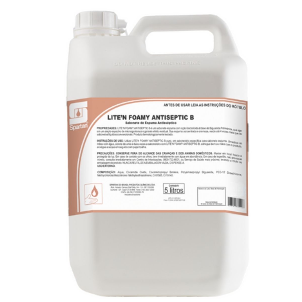 SABONETE ESP SPARTAN ANTISSEPTIC B 5L